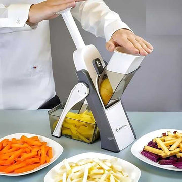 Multifunctional VegetableSlicer – 5-in-1 Manual Vegetable Cutter