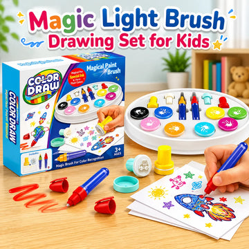 Magic Light Brush Drawing Set for Kids