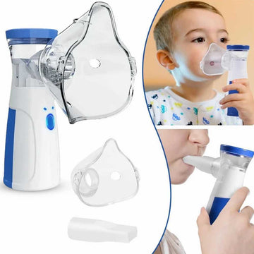 Portable Mesh Nebulizer Quick and Silent Respiratory Relief جهاز استنشاق شبكي محمول: راحة تنفسية سريعة وهادئة"