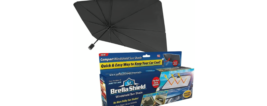 Ontel Brella Shield by Arctic Air, Car Windshield Sun Shade,