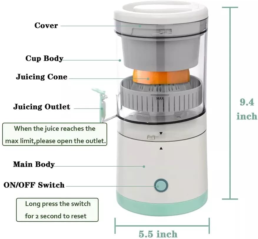 Portable Electric Fruit Juicer Machine